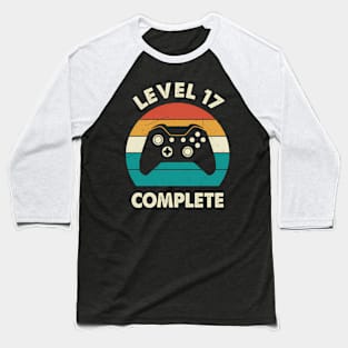 17th Wedding Anniversary For Level 17 Complete Baseball T-Shirt